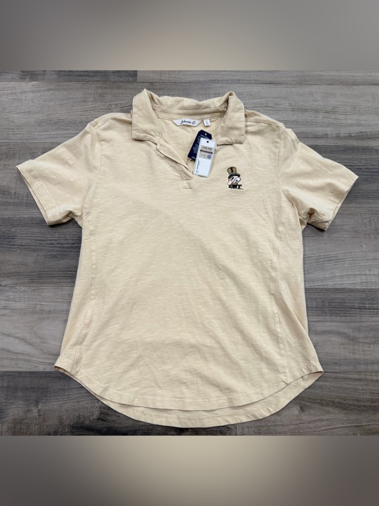 johnnie-O Tops - Johnnie-O Wake Forest Demon Deacons Polo Shirt Oatmeal NWT